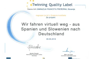 PREJELI ZNAK KVALITETE v mednarodnem projektu eTwinning